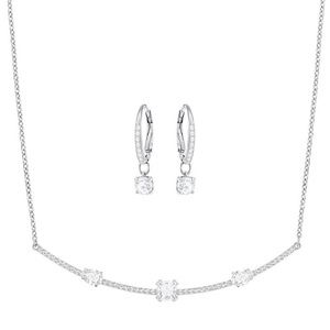 Swarovski necklace and earrings set